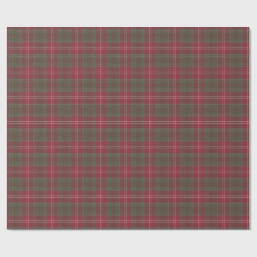 Chisholm Weathered Original Scottish Tartan Geschenkpapier (Flach)