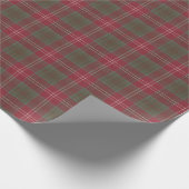 Chisholm Weathered Original Scottish Tartan Geschenkpapier (Ecke)