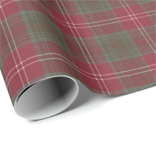 Chisholm Weathered Original Scottish Tartan Geschenkpapier (Rolleneckpunkt)