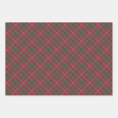 Chisholm Weathered Original Scottish Tartan Geschenkpapier Set (Vorderseite 2)