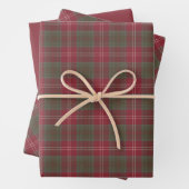Chisholm Weathered Original Scottish Tartan Geschenkpapier Set (Beispiel)