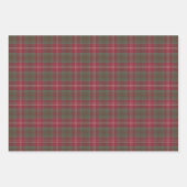 Chisholm Weathered Original Scottish Tartan Geschenkpapier Set (Vorderseite)