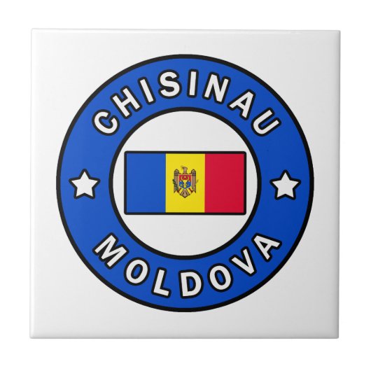 Chisinau Moldau Fliese (Vorderseite)