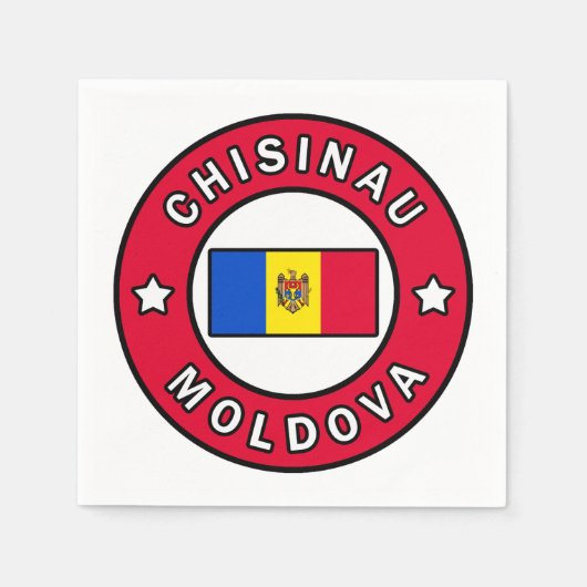 Chisinau Moldau Serviette (Vorderseite)