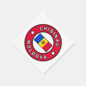 Chisinau Moldau Serviette (Ecke)