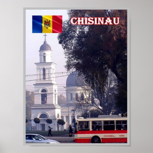 Chisinau - Moldau - Zentrum - Poster (Vorne)