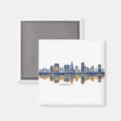 Chișinău Skyline Magnet (Vorderseite/Rückseite)