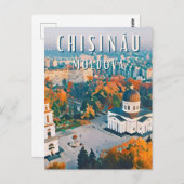 Chisinau (Stadt) Postkarte (Vorne/Hinten)