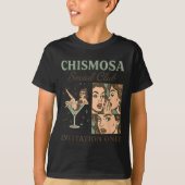 Chismosa Social Club nur durch Einladung Design T-Shirt (Vorderseite)
