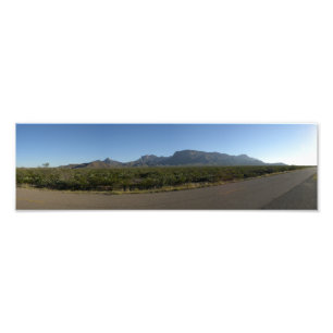 Chisos-Berge, Texas Fotodruck