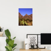 Chisos Moonrise Poster (Heimbüro)