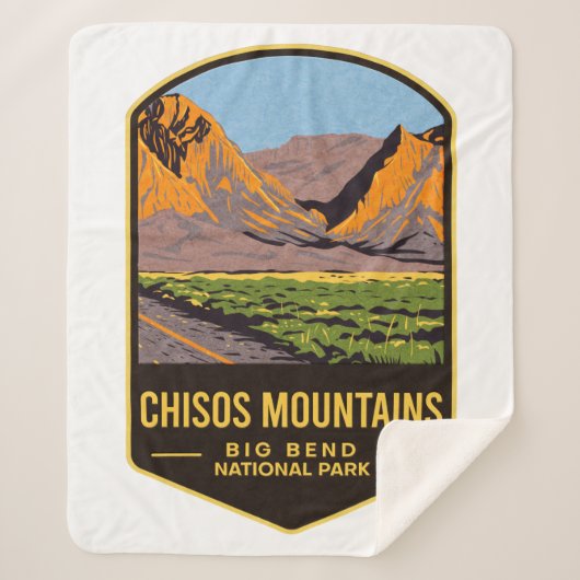 Chisos Mountains Big Bend Nationalpark Sherpadecke (Vorderseite)