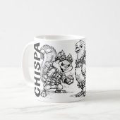 CHISPA & BOLO Steampunk Animal Mug Kaffeetasse (Vorderseite Links)
