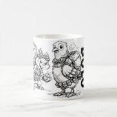 CHISPA & BOLO Steampunk Animal Mug Kaffeetasse (Mittel)