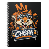 Chispa Graffiti Squirrel Spiral Notebook Notizblock (Vorderseite)