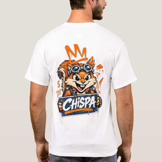 Chispa Graffiti Squirrel T-Shirt (Rückseite)