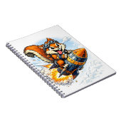 Chispa the Rocket Squirrel Spiral Notebook Notizblock (Rechte Seite)