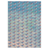 Chistmas sandpipers Holdiay coastal tablecloth Tischdecke (Vorderseite)