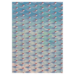 Chistmas sandpipers Holdiay coastal tablecloth Tischdecke