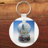 Chistmas Snow Globe Schlüsselanhänger (Vorderseite)