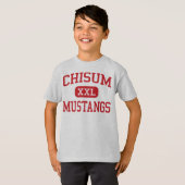Chisum - Mustangs - Sekundarschule - Paris Texas T-Shirt (Vorne ganz)