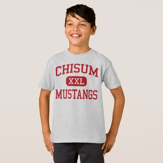 Chisum - Mustangs - Sekundarschule - Paris Texas T-Shirt (Vorne ganz)