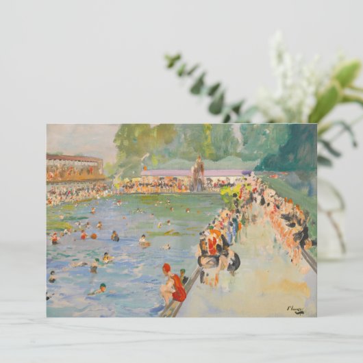 Chiswick Baths | Sir John Lavery (Stehend Vorderseite)