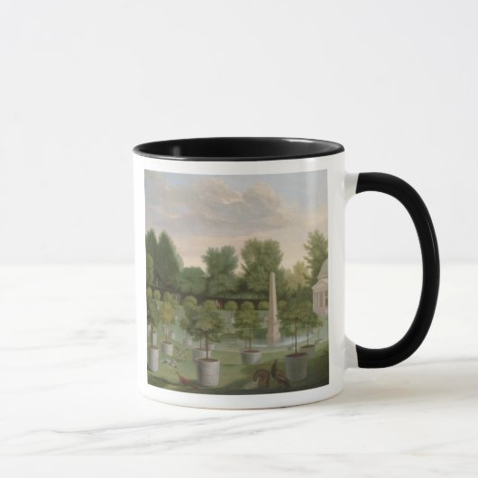Chiswick Haus-Gärten (Öl auf Leinwand) Tasse (Rechts)