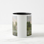 Chiswick Haus-Gärten (Öl auf Leinwand) Tasse (Zentrum)