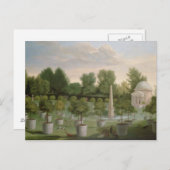 Chiswick House Gardens (Öl auf Leinwand) Postkarte (Vorne/Hinten)
