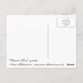 Chiswick House Postkarte (Rückseite)