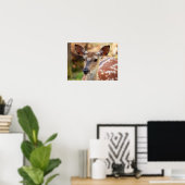 Chital Deer Nah-up Poster (Heimbüro)