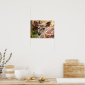 Chital Deer Nah-up Poster (Küche)