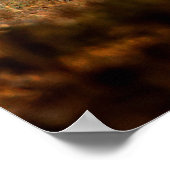 Chital oder cheetal, Achsachse, gepunktete Hirsche Poster (Ecke)