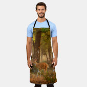 Chital oder cheetal, Achsachse, gepunktete Hirsche Schürze (Getragen)