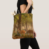 Chital oder cheetal, Achsachse, gepunktete Hirsche Tasche (Von Nahem)