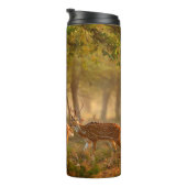 Chital oder cheetal, Achsachse, gepunktete Hirsche Thermosbecher (Nach rechts gedreht)