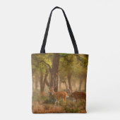 Chital or cheetal, Axis axis, spotted deers or axi Tasche (Rückseite)