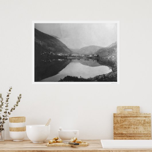Chitina, Alaska Panoramic 1916 Poster (Küche)
