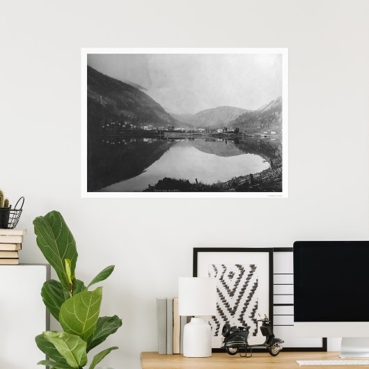 Chitina, Alaska Panoramic 1916 Poster (Heimbüro)