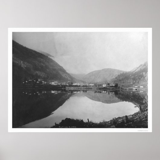 Chitina, Alaska Panoramic 1916 Poster (Vorne)