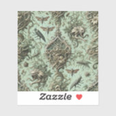 Chitinous Elegy – Gothic Insect Aufkleber (Blatt)