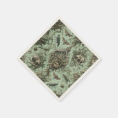 Chitinous Elegy - Gothic Insect Serviette (Ecke)