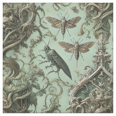 Chitinous Elegy - Gothic Viktorianisch Statement T Stoff (Nahaufnahme)