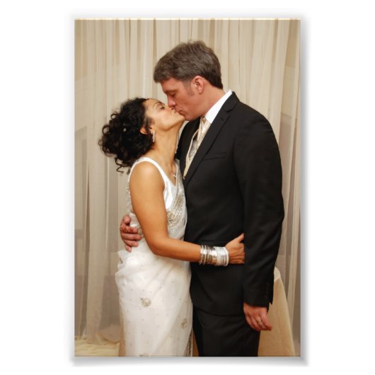 Chitra & Jeffrey: Hochzeit Fotodruck (Vorne)