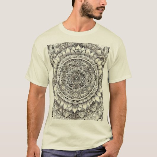 Chitra Veda : Indianisches Art T-Shirt (Vorderseite)