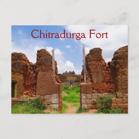 Chitradurga Fort, Karnataka, Indien Postkarte (Vorderseite)