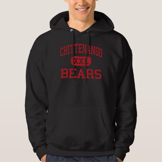 Chittenango - Bären - hoch - Chittenango New York Hoodie (Vorderseite)