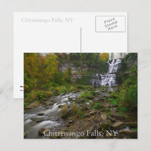 Chittenango Falls Postcard Postkarte (Vorne/Hinten)