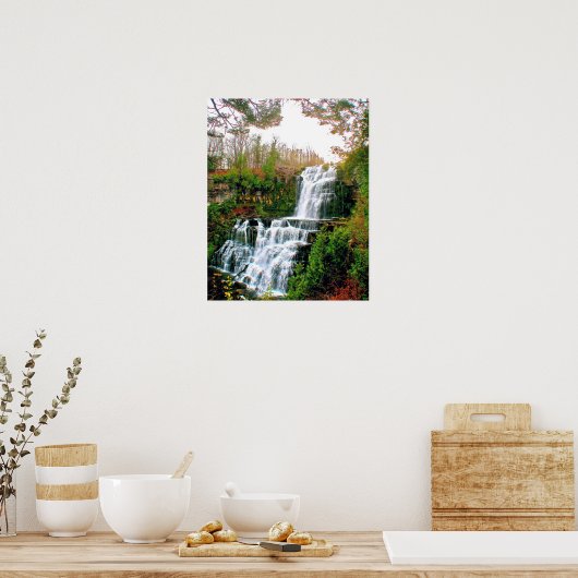 Chittenango Falls Staat Pak Poster (Küche)